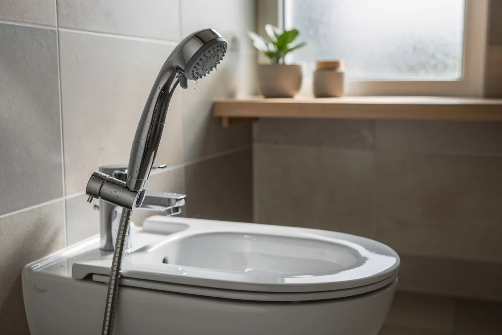 Installer une douchette wc en 2026 : guide simple sans travaux compliqués