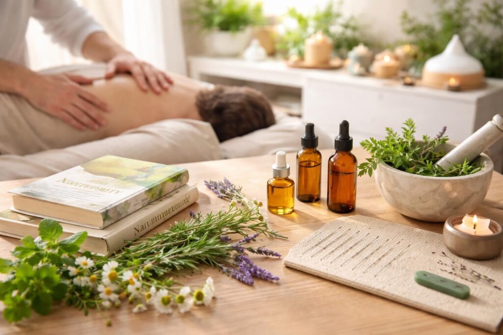 Consacrer un budget aux médecines douces avec ostéopathie, naturopathie et acupuncture pour la santé