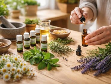 découvrez comment fabriquer des remèdes naturels maison en utilisant les huiles essentielles pranarôm et les plantes médicinales locales pour une santé au naturel et un bien-être optimal.