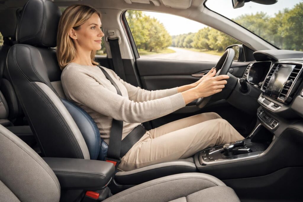 Prévenir les maux de dos en voiture avec sièges ergonomiques Citroën C5 Aircross et Peugeot 5008